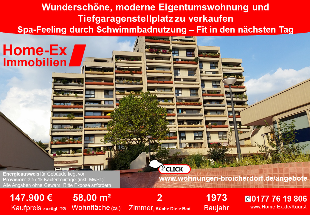 Eigentumswohnung zu verkaufen Broicherdorf